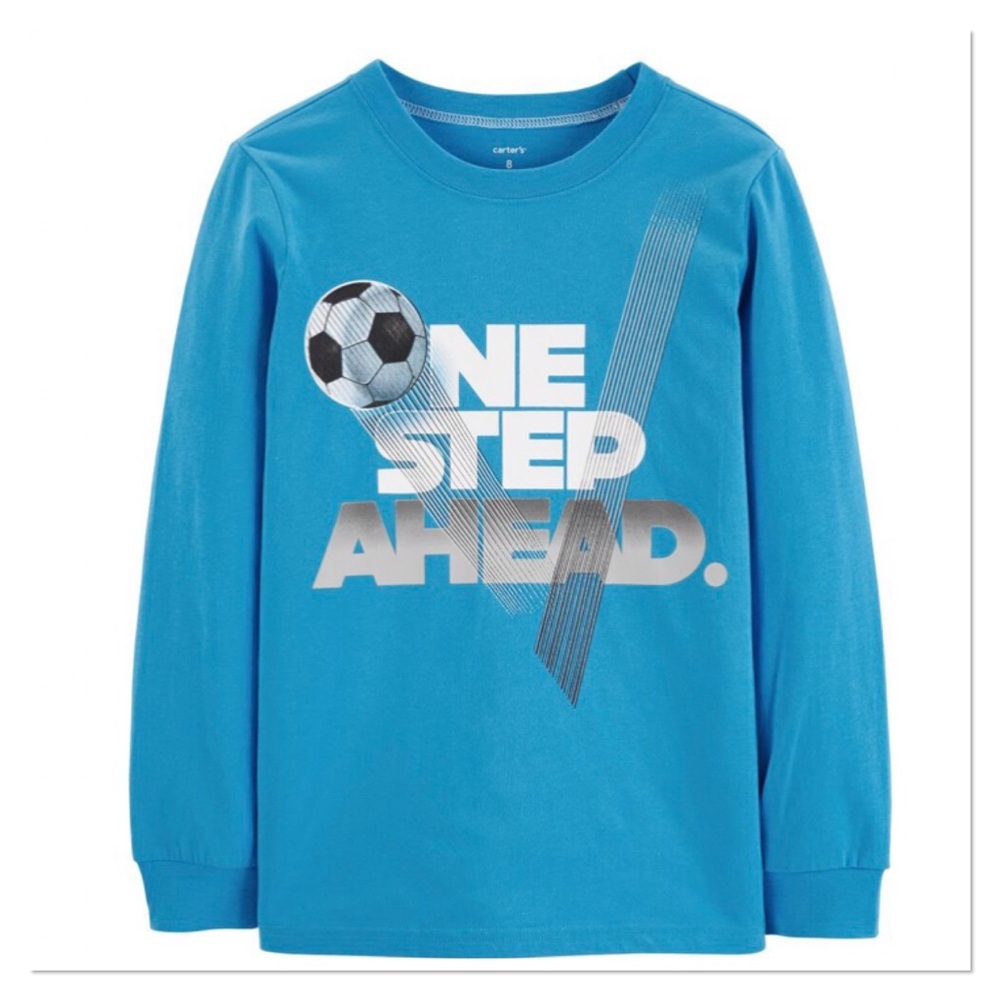 CARTER'S Boys 'One Step Ahead' Long Sleeve Shirt